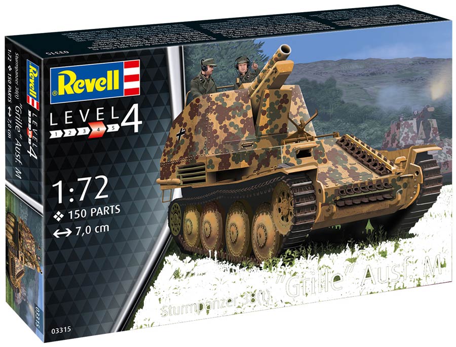 Revell 03315 Sturmpanzer 38(t) Grille Ausf. M («Грилле М» немецкая самоходная артиллерийская установка)