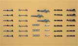 thumbnail for Hasegawa X72-10 JASDF Aircraft Weapons:1 JASDF Missiles and Launcher Set