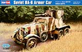 thumbnail for HobbyBoss 83839 BA-6 Soviet Amor Car (БА-6 советский средний бронеавтомобиль)
