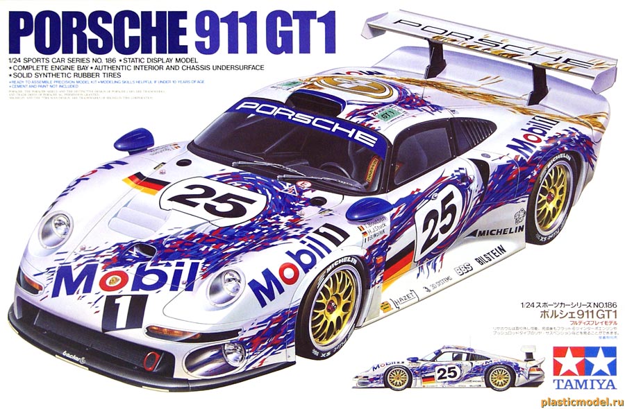 Tamiya 24186 Porsche 911 GT1 (Порше 911 GT1)