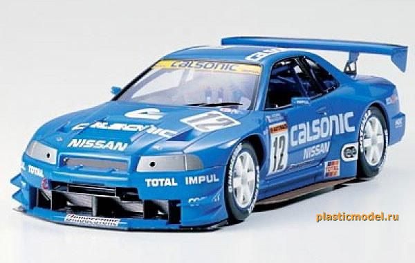 Tamiya 24219 Nissan Calsonic Skyline GT-R R34 (Ниссан «Скайлайн GT-R (R-34)» команды «Калсоник»)