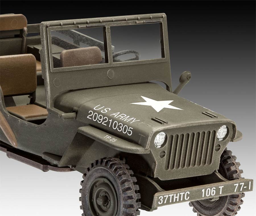 Revell 03260 M34 Tactical Truck + Off-Road Vehicle (Американские M34 грузовик и внедорожник «Виллис»)