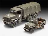 thumbnail for Revell 03260 M34 Tactical Truck + Off-Road Vehicle (Американские M34 грузовик и внедорожник «Виллис»)
