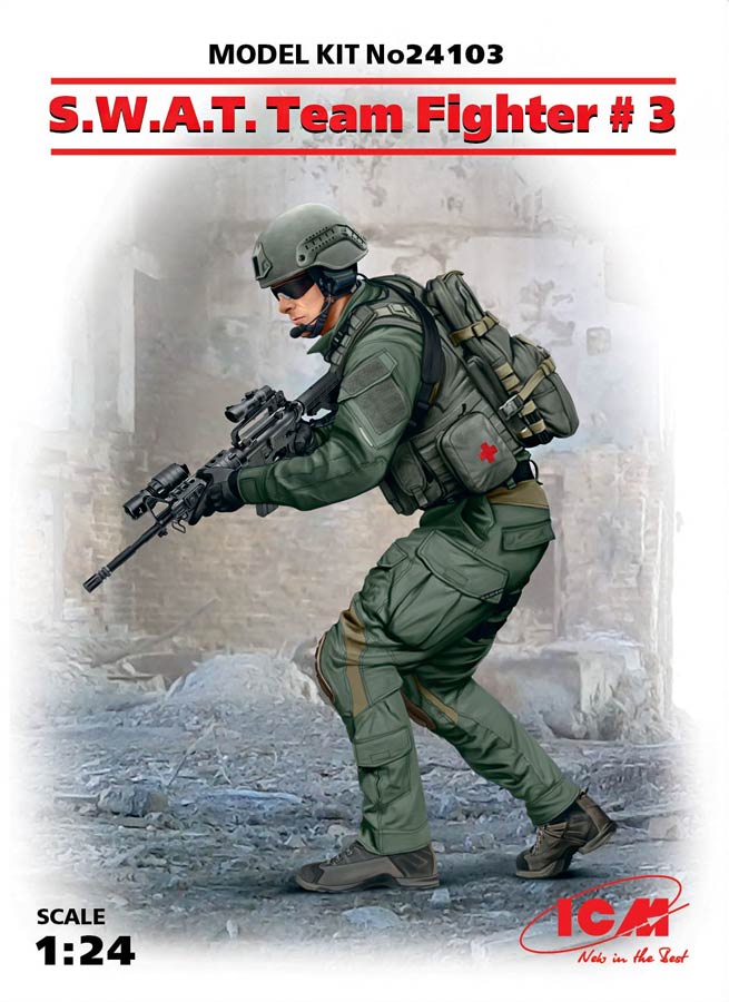 ICM 24103 S.W.A.T. Team Fighter #3 (Боец группы S.W.A.T. №3)