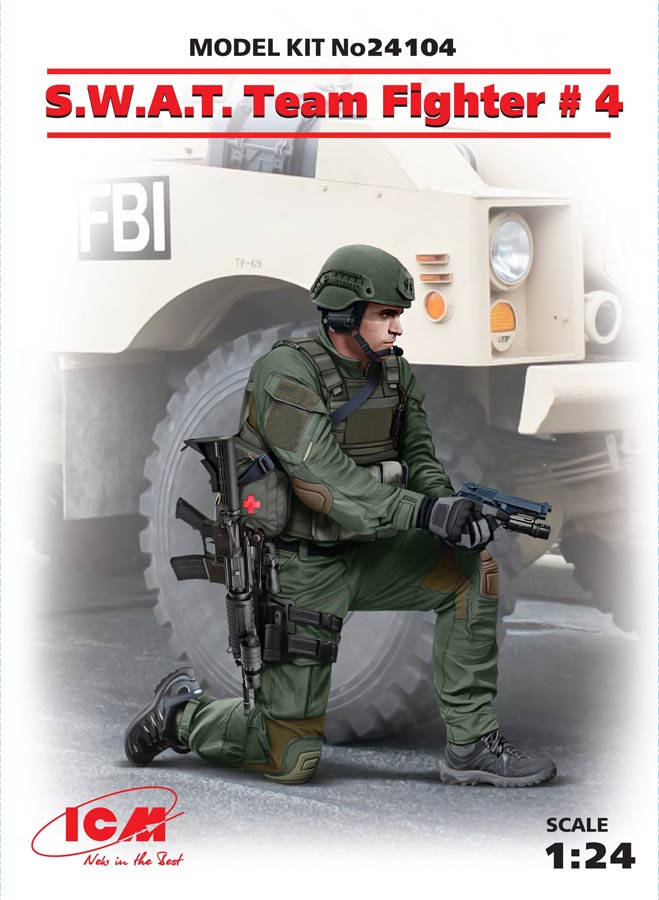 ICM 24104 S.W.A.T. Team Fighter #4 (Боец группы S.W.A.T. №4)