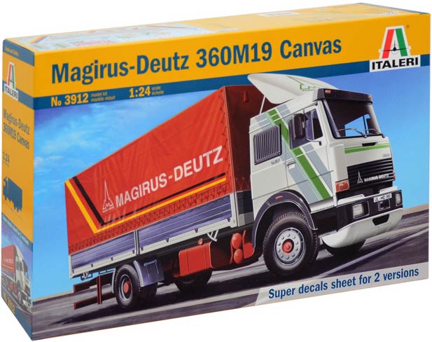 Italeri 3912 Magirus-Deutz 360M19 Canvas (Магирус-Дойц 360M19 с мягким тентом)
