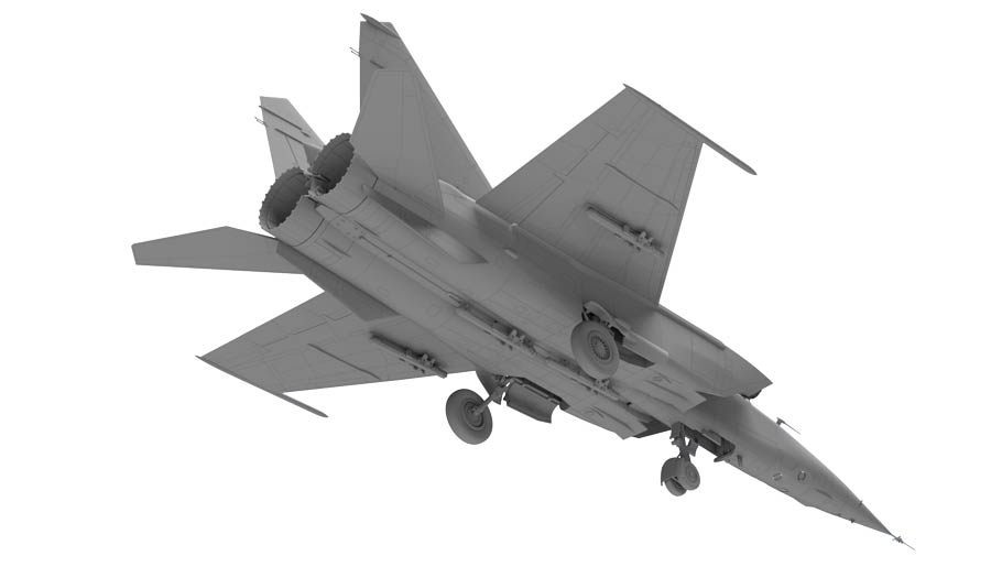 ICM 72173 MiG-25RB Soviet Reconnaissance Plane (МиГ-25РБ Советский самолет-разведчик)
