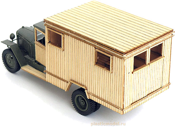 Бастион35 A3514 ZIS-44: Wooden cab and truck body (ЗИС-44: деревянные кабина и будка)