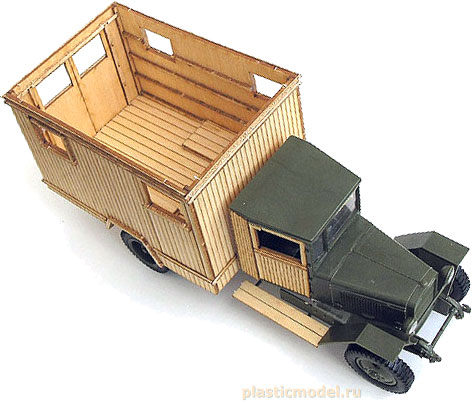 Бастион35 A3514 ZIS-44: Wooden cab and truck body (ЗИС-44: деревянные кабина и будка)