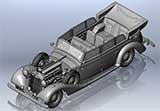 thumbnail for ICM 35533 Mercedes-Benz Typ 770K W150 Tourenwagen WWII German Leader`s Car (Мерседес-Бенц «Туренваген» тип 770K W150 Автомобиль германского руководства 2МВ)