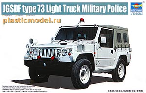 Trumpeter 05518  1:35, JGSDF type 73 light truck military police (Мицубиси тип 73 внедорожник армейской полиции сухопутных сил самообороны Японии)