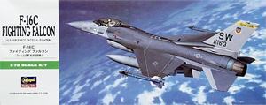 Hasegawa B2 00232 1:72, F-16C Fighting Falcon (U.S. Air Force Tactical Fighter)