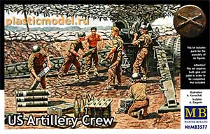 Master Box 3577 1:35, US Artillery Crew (Американский артиллерийский расчёт)