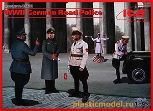 ICM 35633  1:35, WWII German Road Police (Германская дорожная полиция, 2МВ)