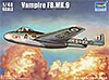 Vampire FB.MK.9 (Де Хэвиленд «Вампир» FB.MK.9 британский реактивный истребитель), подробнее...