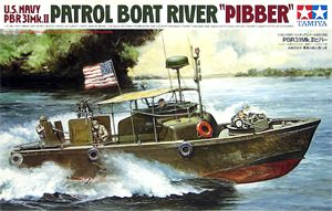 Tamiya 35150  1:35, U.S. NAVY PBR 31 Mk.II Patrol Boat River "Pibber" (Речной патрульный катер Американского флота PBR 31 Mk.II «Пиббер»)