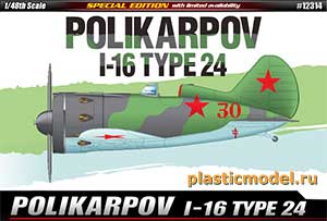 Academy 12314  1:48, Polikarpov I-16 Type 24 (Поликарпов И-16 тип 24)