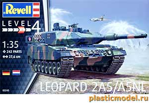 Revell 03243  1:35, Leopard 2A5/A5NL (Леопард 2A5/A5NL немецкий основной боевой танк)