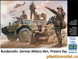 Master Box 35195  1:35, Bundeswehr. German Military Men, Present Day (Немецкие военнослужащие, Бундесвер. Наши дни)