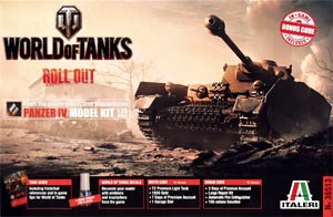 Italeri 36513  1:35, Panzer IV World of Tanks (Т-IV немецкий танк «Мир Танков»)