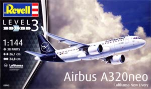 Revell 03942  1:144, Airbus A320 NEO Lufthansa New Livery (Аэробус A320 NEO в новой ливрее «Люфтганза»)