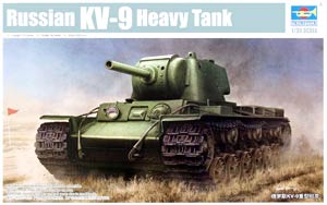 Trumpeter 09563  1:35, Russian KV-9 Heavy Tank (КВ-9 Советский тяжёлый танк)