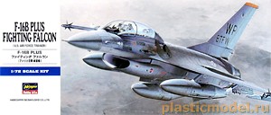 Hasegawa D14 00444 1:72, F-16B Plus Fighting Falcon (U.S. Air force trainer)