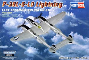 HobbyBoss 80284  1:72,  P-38L-5-L0 Lightning (P-38L-5-L0 «Лайтнинг»)
