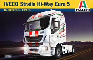 Italeri 3899  1:24, Iveco Stralis Hi-Way Euro 5 (Ивеко «Стралис Хайвей» магистральный седельный тягач по стандарту Евро 5)