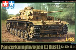Tamiya 32524  1:48, Panzerkampfwagen III Ausf.L Sd.Kfz.141/1 (Т-III модификация L немецкий средний танк)