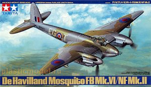 Tamiya 61062  1:48, De Havilland Mosquito FB Mk.VI / NF Mk.II (Де Хевилленд Москито FB Mk.VI / NF Mk.II британский многоцелевой бомбардировщик, ночной истребитель)