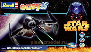Revell 06651 , Obi-Wan`s Jedi Starfighter. Star wars. Easy kit (Боевой корабль джедаев, пилот Оби-Ван Кеноби. Звёздные войны. Комплект для лёгкой сборки)