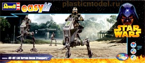 Revell 06654 , AT-RT All Terrain Recon Transport, Star Wars. Easy kit (Вездеход разведывательный шагоход Республики, Звёздные войны. Комплект для лёгкой сборки)