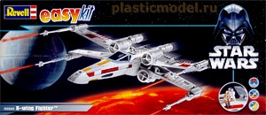 Revell 06656 , X-wing Fighter, Luke Skywalker, Star Wars. Easy kit (Звёздный истребитель T-65 X-Wing «Крыло-X», пилот Люк Скайуокер, Звёздные войны. Комплект для лёгкой сборки)