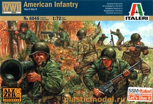 Italeri 6046  1:72, American infantry, World war II (Американская пехота, 2 Мировая война)