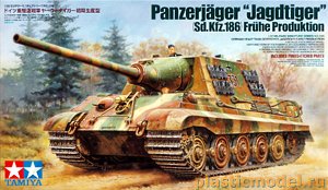Tamiya 35295  1:35, Panzerjäger "Jagdtiger" Sd.Kfz.186 Frühe Produktion (Sd.Kfz.186 «Ягдтигр» немецкий истребитель танков, раннее производство)