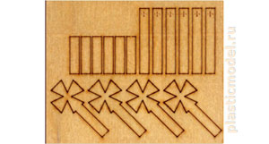 Бастион35 A3512  1:35, Wooden cross (Деревянные кресты)