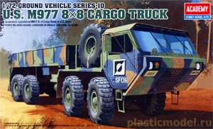 Academy 13412  1:72, U.S. M977 8x8 cargo truck (М977 «Оскош» Американский полноприводный 8×8 грузовик)