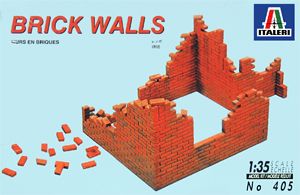 Italeri 405  1:35, Brick walls (Стены из кирпича)