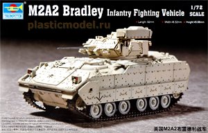 Trumpeter 07296  1:72, M2A2 Bradley Fighting Vehicle (М2А2 «Брэдли» боевая машина пехоты)