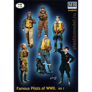 Master Box 3201  1:32, Famous Pilots of WWII (Известные пилоты Второй Мировой войны)