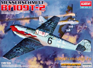 Academy 12225  1:48, Messerschmitt Bf109T-2 (Мессершмитт BF109Т-2)