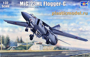 Trumpeter 03210  1:32, MiG-23ML Flogger-G (МиГ-23МЛ советский многоцелевой истребитель)