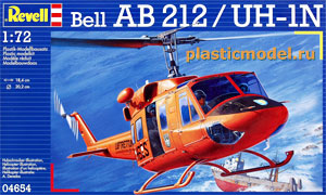 Revell 04654  1:72, Bell AB 212 / UH-1N (Вертолёт Белл AB 212 / UH-1N)