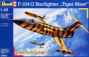 Revell 04668  1:48, F-104G Starfighter "Tiger meet" («Старфайтер» F-104G  в окраске «Тайгермит»)