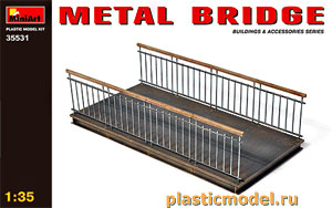Miniart 35531  1:35, Metal bridge (Металлический мост)