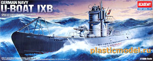 Academy 14203 1442 1:150, German Navy U-Boat IXB (Тип IXB Немецкая подводная лодка)