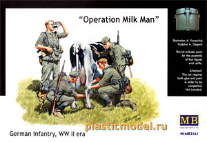 Master Box 3565  1:35, "Operation Milkman", German Infantry, WWII («Операция молочник», немецкая пехота, 2МВ)