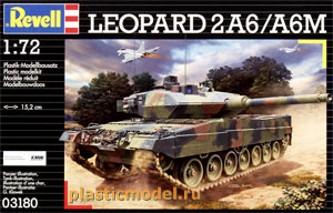 Revell 03180  1:72, Leopard 2 A6/A6M (Леопард 2 модификации A6/A6M)