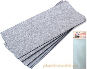 Tamiya 87009 , Finishing abrasives Medium set (Набор наждачной бумаги 22,5×9,3 см, абразив среднего размера — 180, 240, 320)